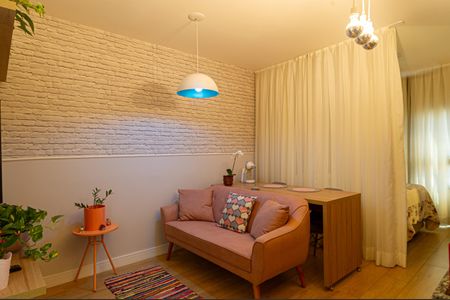 Studio à venda com 25m², 1 quarto e sem vagaSala