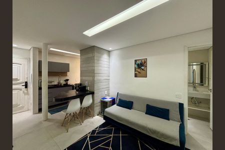 Sala de apartamento à venda com 1 quarto, 40m² em Leblon, Rio de Janeiro