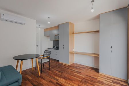 Studio para alugar com 24m², 1 quarto e sem vagaSala/Quarto