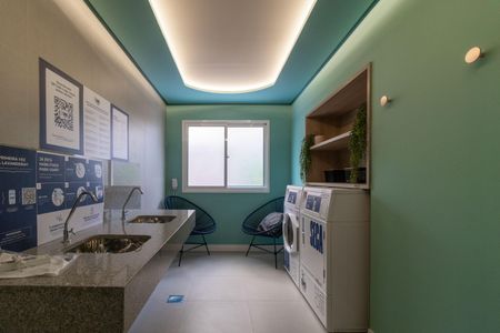 Apartamento à venda com 27m², 1 quarto e sem vaga Apartamento à venda com 27m², 1 quarto e sem vagaÁrea comum - Lavanderia