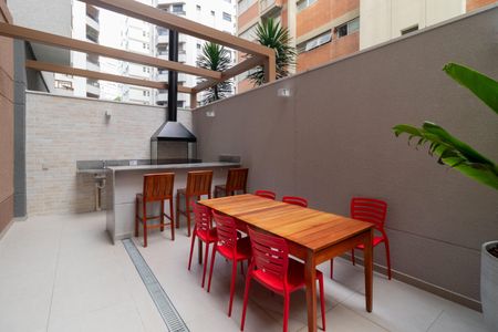 Apartamento à venda com 27m², 1 quarto e sem vaga Apartamento à venda com 27m², 1 quarto e sem vagaÁrea comum - Churrasqueira