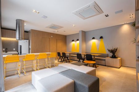 Studio à venda com 25m², 1 quarto e sem vaga Studio à venda com 25m², 1 quarto e sem vagaSalão de Festas
