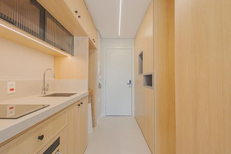 Studio à venda com 25m², 1 quarto e sem vagaCozinha