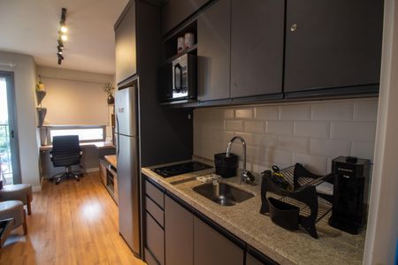 Studio à venda com 25m², 1 quarto e sem vagaCozinha