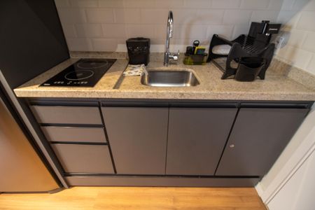 Studio à venda com 25m², 1 quarto e sem vagaCozinha