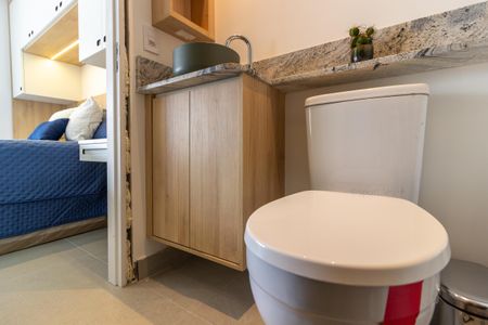 Studio para alugar com 30m², 1 quarto e sem vagaBanheiro