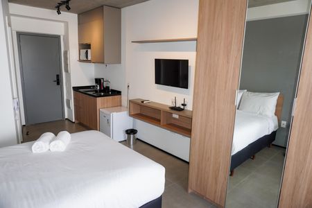 Studio à venda com 28m², 1 quarto e 1 vagaStudio