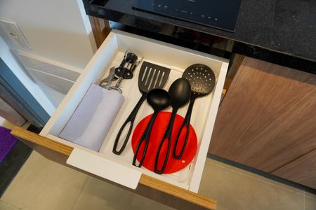 Studio à venda com 28m², 1 quarto e 1 vaga Studio à venda com 28m², 1 quarto e 1 vagaCozinha