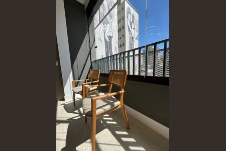 Studio à venda com 34m², 1 quarto e sem vagaVaranda