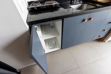 Studio à venda com 30m², 1 quarto e 1 vagaSala/Cozinha