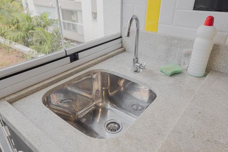 Studio à venda com 30m², 1 quarto e 1 vagaCozinha e Área de Serviço