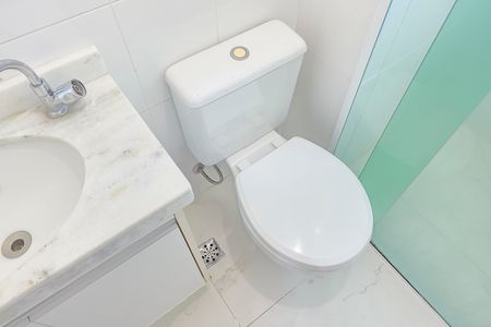Apartamento para alugar com 69m², 2 quartos e 1 vaga Apartamento para alugar com 69m², 2 quartos e 1 vagaBanheiro da Suíte