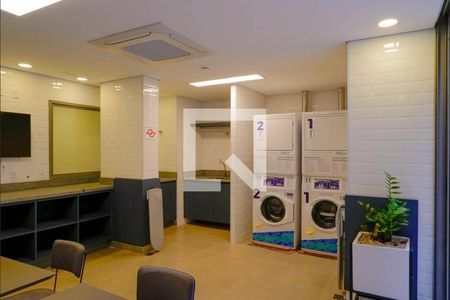 Studio para alugar com 25m², 1 quarto e sem vaga Studio para alugar com 25m², 1 quarto e sem vagaLavanderia