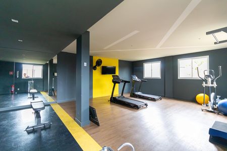 Apartamento para alugar com 27m², 1 quarto e sem vaga Apartamento para alugar com 27m², 1 quarto e sem vagaÁrea comum - Academia