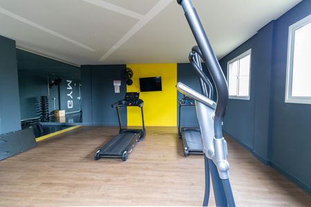 Apartamento para alugar com 27m², 1 quarto e sem vaga Apartamento para alugar com 27m², 1 quarto e sem vagaÁrea comum - Academia