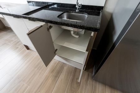 Studio para alugar com 25m², 1 quarto e sem vaga Studio para alugar com 25m², 1 quarto e sem vagaCozinha