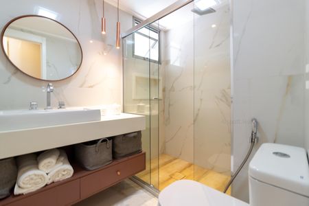 Apartamento para alugar com 150m², 3 quartos e 2 vagasBanheiro da Suíte 1