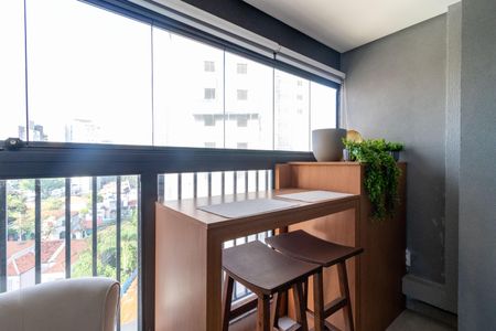 Studio à venda com 27m², 1 quarto e sem vagaVaranda - Studio