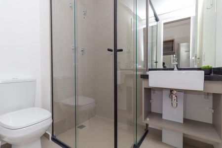 Studio para alugar com 20m², 1 quarto e sem vaga Studio para alugar com 20m², 1 quarto e sem vagaBanheiro