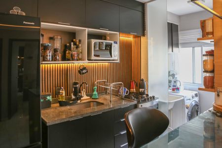 Apartamento à venda com 33m², 1 quarto e 1 vagaCozinha e Área de Serviço