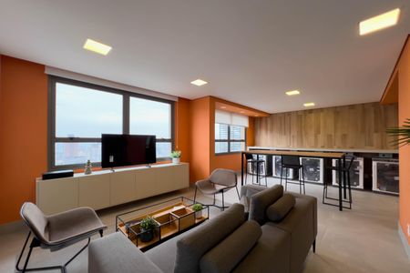 Studio para alugar com 24m², 1 quarto e sem vaga Studio para alugar com 24m², 1 quarto e sem vagaLavanderia