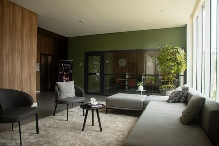 Apartamento para alugar com 36m², 1 quarto e sem vagaHall social