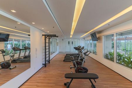 Studio à venda com 25520m², 1 quarto e sem vaga Studio à venda com 25520m², 1 quarto e sem vagaÁrea comum - Academia