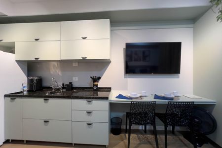 Studio para alugar com 21m², 1 quarto e sem vaga Studio para alugar com 21m², 1 quarto e sem vagaCozinha