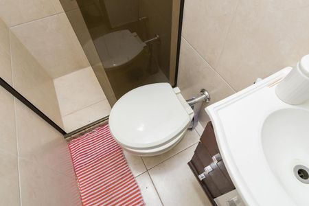 Apartamento à venda com 90m², 2 quartos e 1 vagaBanheiro do Quarto extra reversível 