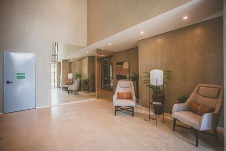 Studio à venda com 36m², 1 quarto e sem vagaHall social