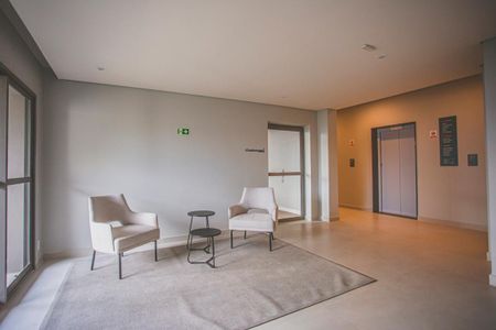 Studio à venda com 36m², 1 quarto e sem vagaHall social