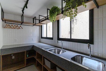 Studio à venda com 33m², 1 quarto e 1 vagaLavanderia