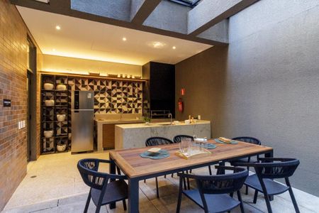 Studio para alugar com 20m², 1 quarto e sem vaga Studio para alugar com 20m², 1 quarto e sem vagaÁrea comum - Churrasqueira