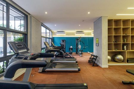Studio para alugar com 20m², 1 quarto e sem vaga Studio para alugar com 20m², 1 quarto e sem vagaÁrea comum - Academia