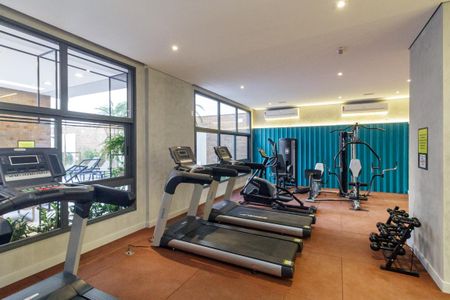 Studio para alugar com 20m², 1 quarto e sem vaga Studio para alugar com 20m², 1 quarto e sem vagaÁrea comum - Academia