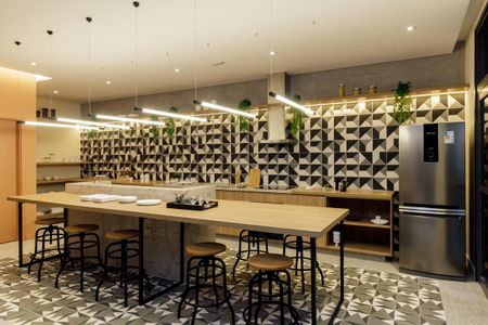 Studio para alugar com 20m², 1 quarto e sem vaga Studio para alugar com 20m², 1 quarto e sem vagaÁrea comum - Salão de festas