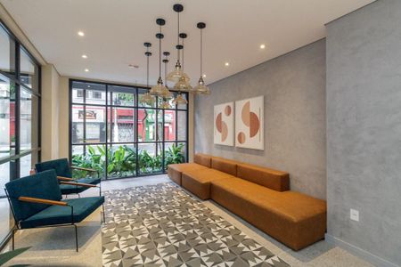 Studio para alugar com 20m², 1 quarto e sem vaga Studio para alugar com 20m², 1 quarto e sem vagaÁrea comum - Hall Social
