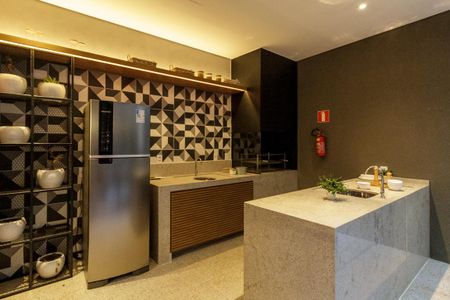 Studio para alugar com 20m², 1 quarto e sem vaga Studio para alugar com 20m², 1 quarto e sem vagaÁrea comum - Churrasqueira