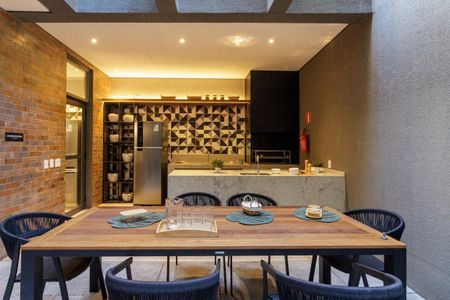 Studio para alugar com 20m², 1 quarto e sem vaga Studio para alugar com 20m², 1 quarto e sem vagaÁrea comum - Churrasqueira