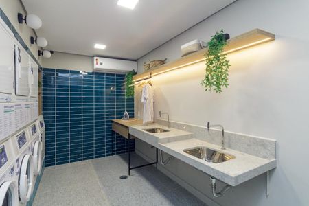 Studio para alugar com 20m², 1 quarto e sem vaga Studio para alugar com 20m², 1 quarto e sem vagaÁrea comum - Lavanderia