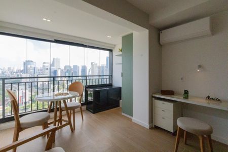 Studio para alugar com 33m², 1 quarto e sem vagaVaranda Conjugada