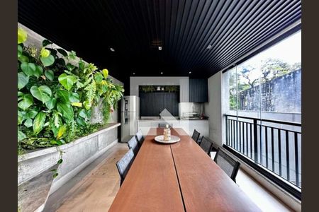 Studio para alugar com 33m², 1 quarto e sem vagaChurrasqueira