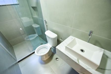 Casa de condomínio à venda com 62m², 2 quartos e 1 vagaBanheiro (2º Andar)