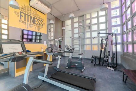 Studio à venda com 40m², 1 quarto e 1 vaga Studio à venda com 40m², 1 quarto e 1 vagaÁrea comum - Academia