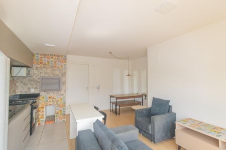 Sala de apartamento para alugar com 2 quartos, 52m² em Fátima, Canoas