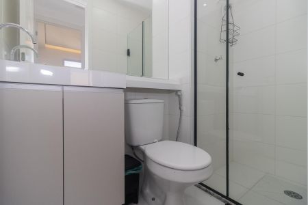 Apartamento para alugar com 33m², 1 quarto e sem vaga Apartamento para alugar com 33m², 1 quarto e sem vagaBanheiro