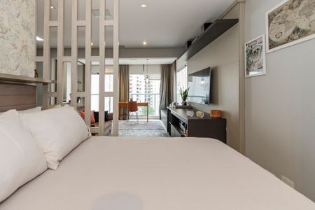 Studio à venda com 43m², 1 quarto e 1 vagaQuarto