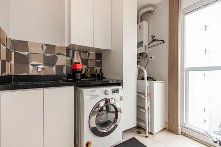 Studio à venda com 43m², 1 quarto e 1 vagaLavanderia