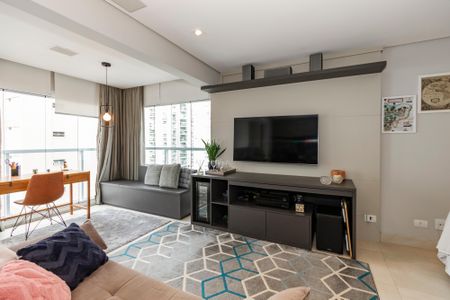 Studio à venda com 43m², 1 quarto e 1 vagaSala