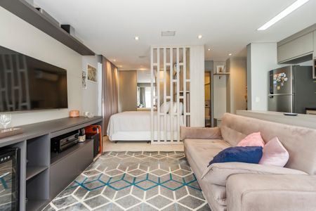 Studio à venda com 43m², 1 quarto e 1 vagaSala